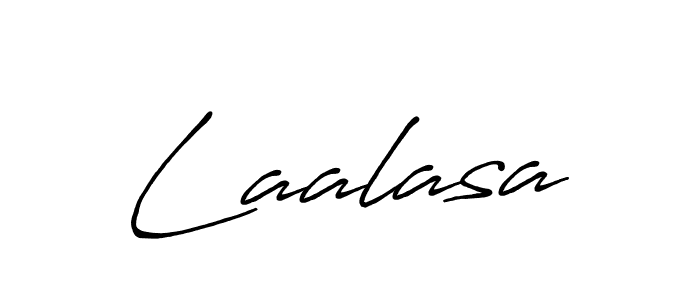 if you are searching for the best signature style for your name Laalasa. so please give up your signature search. here we have designed multiple signature styles  using Antro_Vectra_Bolder. Laalasa signature style 7 images and pictures png