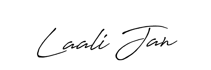 Make a beautiful signature design for name Laali Jan. With this signature (Antro_Vectra_Bolder) style, you can create a handwritten signature for free. Laali Jan signature style 7 images and pictures png