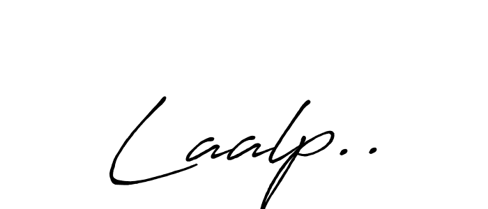 Similarly Antro_Vectra_Bolder is the best handwritten signature design. Signature creator online .You can use it as an online autograph creator for name Laalp... Laalp.. signature style 7 images and pictures png