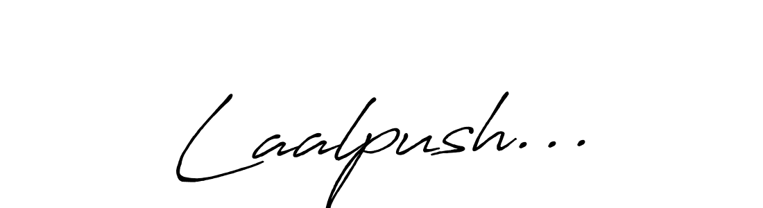 It looks lik you need a new signature style for name Laalpush.... Design unique handwritten (Antro_Vectra_Bolder) signature with our free signature maker in just a few clicks. Laalpush... signature style 7 images and pictures png