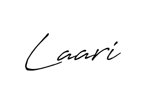 Create a beautiful signature design for name Laari. With this signature (Antro_Vectra_Bolder) fonts, you can make a handwritten signature for free. Laari signature style 7 images and pictures png