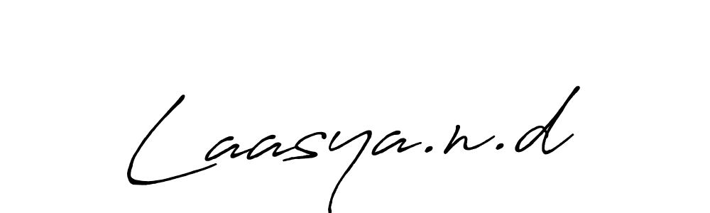 Similarly Antro_Vectra_Bolder is the best handwritten signature design. Signature creator online .You can use it as an online autograph creator for name Laasya.n.d. Laasya.n.d signature style 7 images and pictures png