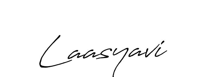 Also we have Laasyavi name is the best signature style. Create professional handwritten signature collection using Antro_Vectra_Bolder autograph style. Laasyavi signature style 7 images and pictures png