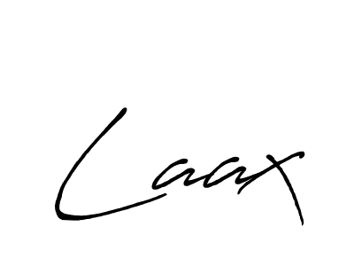 Use a signature maker to create a handwritten signature online. With this signature software, you can design (Antro_Vectra_Bolder) your own signature for name Laax. Laax signature style 7 images and pictures png