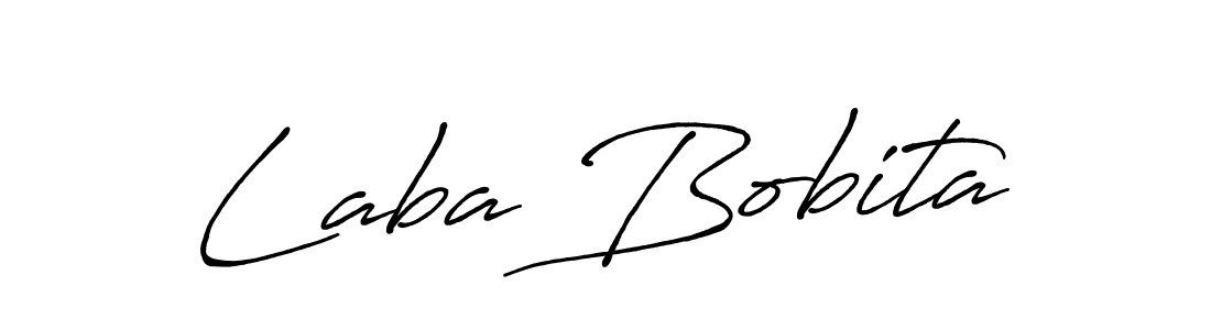 Laba Bobita stylish signature style. Best Handwritten Sign (Antro_Vectra_Bolder) for my name. Handwritten Signature Collection Ideas for my name Laba Bobita. Laba Bobita signature style 7 images and pictures png