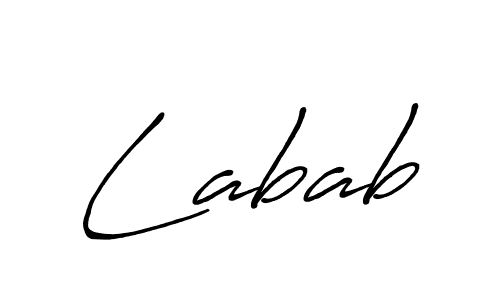 How to make Labab signature? Antro_Vectra_Bolder is a professional autograph style. Create handwritten signature for Labab name. Labab signature style 7 images and pictures png