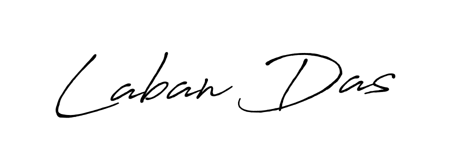 Create a beautiful signature design for name Laban Das. With this signature (Antro_Vectra_Bolder) fonts, you can make a handwritten signature for free. Laban Das signature style 7 images and pictures png