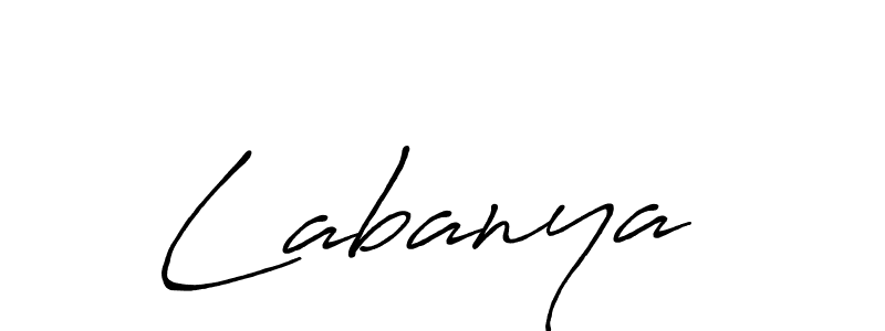 Design your own signature with our free online signature maker. With this signature software, you can create a handwritten (Antro_Vectra_Bolder) signature for name Labanya . Labanya  signature style 7 images and pictures png