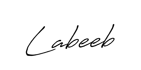 How to make Labeeb signature? Antro_Vectra_Bolder is a professional autograph style. Create handwritten signature for Labeeb name. Labeeb signature style 7 images and pictures png