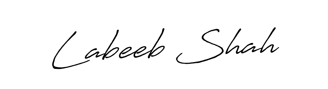 How to Draw Labeeb Shah signature style? Antro_Vectra_Bolder is a latest design signature styles for name Labeeb Shah. Labeeb Shah signature style 7 images and pictures png