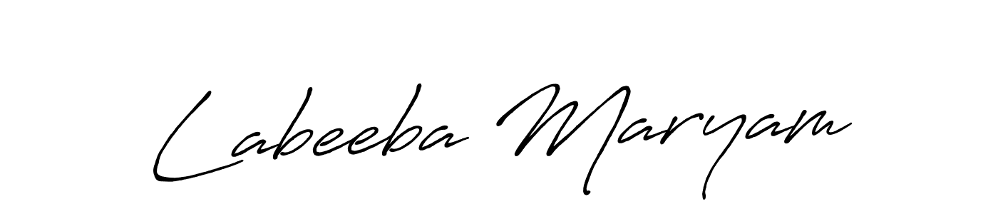 You should practise on your own different ways (Antro_Vectra_Bolder) to write your name (Labeeba Maryam) in signature. don't let someone else do it for you. Labeeba Maryam signature style 7 images and pictures png