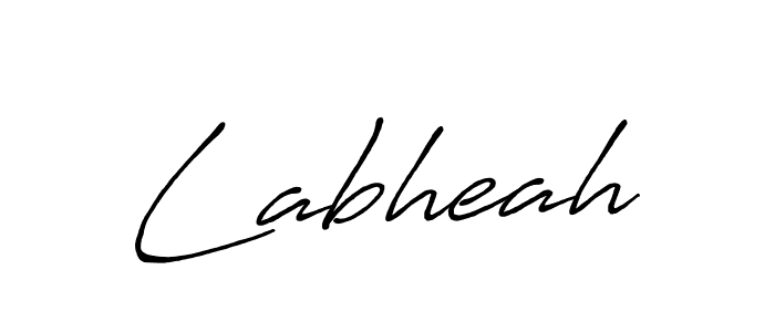 It looks lik you need a new signature style for name Labheah. Design unique handwritten (Antro_Vectra_Bolder) signature with our free signature maker in just a few clicks. Labheah signature style 7 images and pictures png