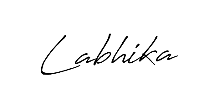 How to make Labhika signature? Antro_Vectra_Bolder is a professional autograph style. Create handwritten signature for Labhika name. Labhika signature style 7 images and pictures png