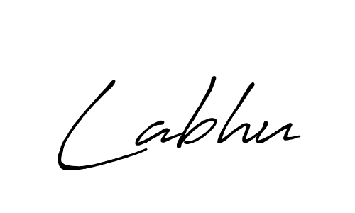 if you are searching for the best signature style for your name Labhu. so please give up your signature search. here we have designed multiple signature styles  using Antro_Vectra_Bolder. Labhu signature style 7 images and pictures png
