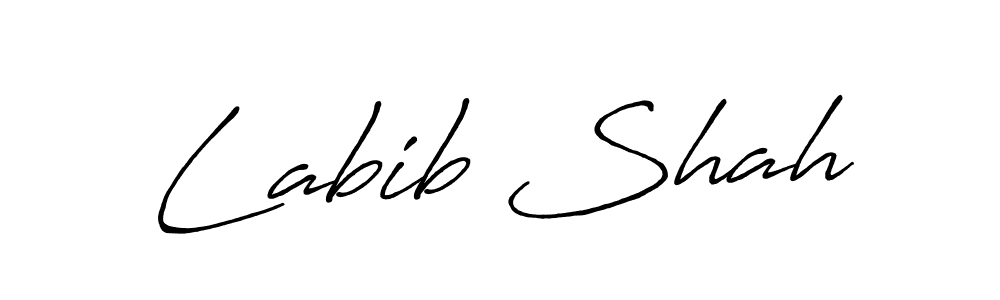 This is the best signature style for the Labib Shah name. Also you like these signature font (Antro_Vectra_Bolder). Mix name signature. Labib Shah signature style 7 images and pictures png