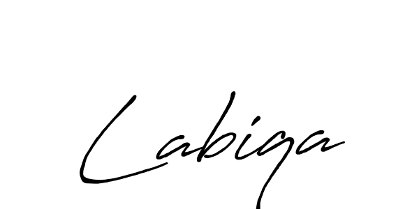 How to make Labiqa signature? Antro_Vectra_Bolder is a professional autograph style. Create handwritten signature for Labiqa name. Labiqa signature style 7 images and pictures png
