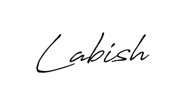 Design your own signature with our free online signature maker. With this signature software, you can create a handwritten (Antro_Vectra_Bolder) signature for name Labish. Labish signature style 7 images and pictures png