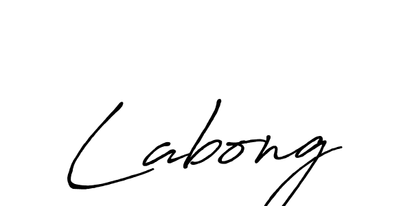 Design your own signature with our free online signature maker. With this signature software, you can create a handwritten (Antro_Vectra_Bolder) signature for name Labong. Labong signature style 7 images and pictures png