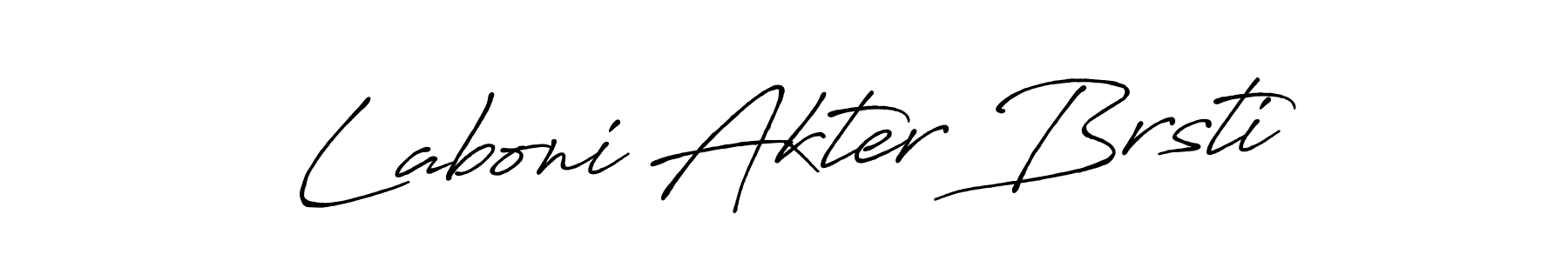 The best way (Antro_Vectra_Bolder) to make a short signature is to pick only two or three words in your name. The name Laboni Akter Brsti include a total of six letters. For converting this name. Laboni Akter Brsti signature style 7 images and pictures png