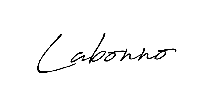 if you are searching for the best signature style for your name Labonno. so please give up your signature search. here we have designed multiple signature styles  using Antro_Vectra_Bolder. Labonno signature style 7 images and pictures png