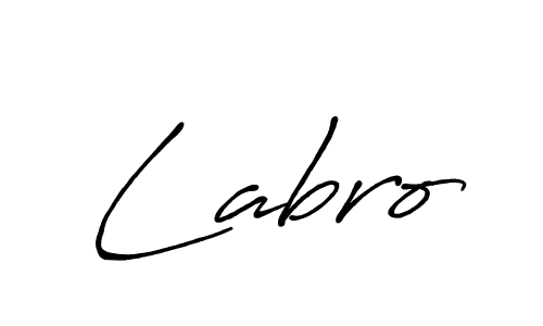 Create a beautiful signature design for name Labro. With this signature (Antro_Vectra_Bolder) fonts, you can make a handwritten signature for free. Labro signature style 7 images and pictures png