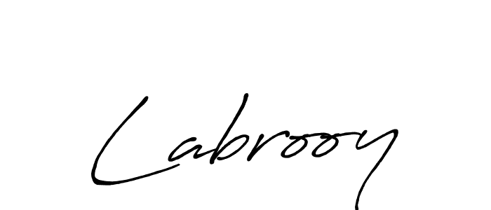 How to make Labrooy signature? Antro_Vectra_Bolder is a professional autograph style. Create handwritten signature for Labrooy name. Labrooy signature style 7 images and pictures png