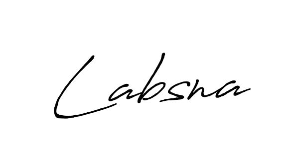 Once you've used our free online signature maker to create your best signature Antro_Vectra_Bolder style, it's time to enjoy all of the benefits that Labsna name signing documents. Labsna signature style 7 images and pictures png