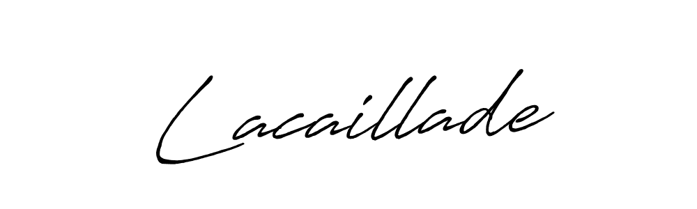 It looks lik you need a new signature style for name Lacaillade. Design unique handwritten (Antro_Vectra_Bolder) signature with our free signature maker in just a few clicks. Lacaillade signature style 7 images and pictures png