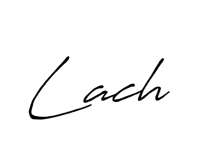 The best way (Antro_Vectra_Bolder) to make a short signature is to pick only two or three words in your name. The name Lach include a total of six letters. For converting this name. Lach signature style 7 images and pictures png