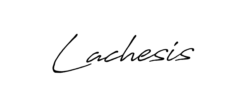 Make a beautiful signature design for name Lachesis. With this signature (Antro_Vectra_Bolder) style, you can create a handwritten signature for free. Lachesis signature style 7 images and pictures png
