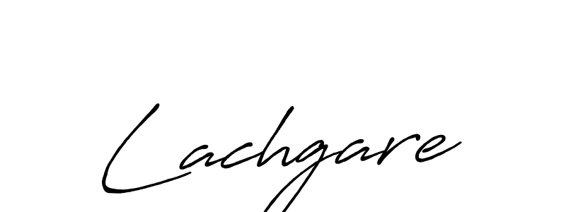 Make a beautiful signature design for name Lachgare. With this signature (Antro_Vectra_Bolder) style, you can create a handwritten signature for free. Lachgare signature style 7 images and pictures png