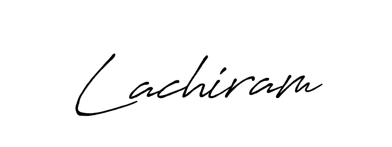 Lachiram stylish signature style. Best Handwritten Sign (Antro_Vectra_Bolder) for my name. Handwritten Signature Collection Ideas for my name Lachiram. Lachiram signature style 7 images and pictures png