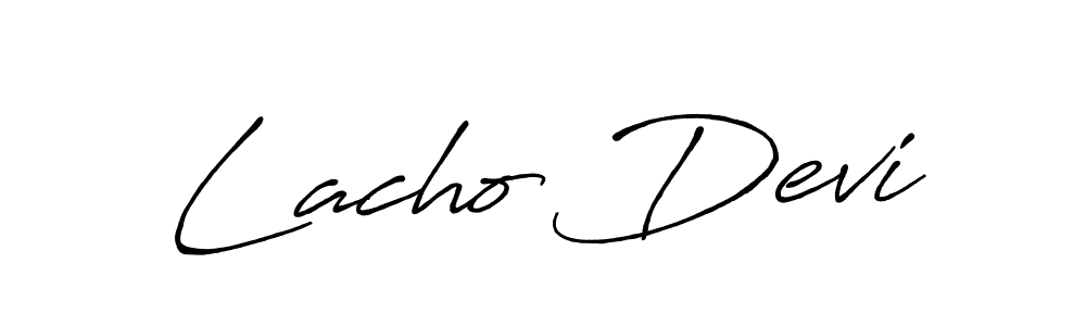 Once you've used our free online signature maker to create your best signature Antro_Vectra_Bolder style, it's time to enjoy all of the benefits that Lacho Devi name signing documents. Lacho Devi signature style 7 images and pictures png
