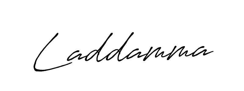 Create a beautiful signature design for name Laddamma. With this signature (Antro_Vectra_Bolder) fonts, you can make a handwritten signature for free. Laddamma signature style 7 images and pictures png
