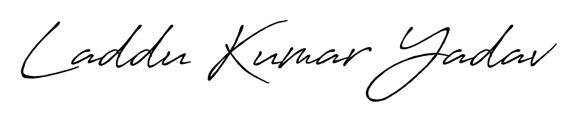 It looks like you need a new signature style for name Laddu Kumar Yadav. Design unique handwritten (Antro_Vectra_Bolder) signature with our free signature maker in just a few clicks. Laddu Kumar Yadav signature style 7 images and pictures png
