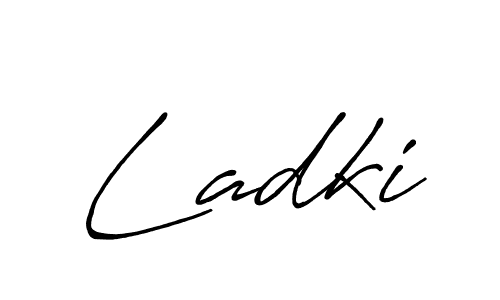 Make a beautiful signature design for name Ladki. Use this online signature maker to create a handwritten signature for free. Ladki signature style 7 images and pictures png