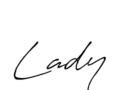 It looks lik you need a new signature style for name Lady. Design unique handwritten (Antro_Vectra_Bolder) signature with our free signature maker in just a few clicks. Lady signature style 7 images and pictures png