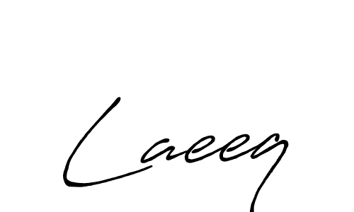 How to make Laeeq signature? Antro_Vectra_Bolder is a professional autograph style. Create handwritten signature for Laeeq name. Laeeq signature style 7 images and pictures png