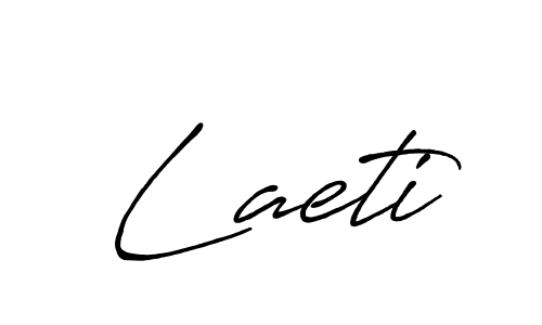 Create a beautiful signature design for name Laeti. With this signature (Antro_Vectra_Bolder) fonts, you can make a handwritten signature for free. Laeti signature style 7 images and pictures png