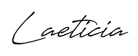 Express your personality with a custom Laeticia signature crafted with Antro_Vectra_Bolder typography. Free transparent PNG download available. Laeticia signature style 7 images and pictures png