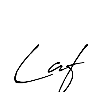 You should practise on your own different ways (Antro_Vectra_Bolder) to write your name (Laf) in signature. don't let someone else do it for you. Laf signature style 7 images and pictures png