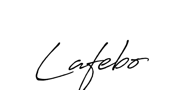 Lafebo stylish signature style. Best Handwritten Sign (Antro_Vectra_Bolder) for my name. Handwritten Signature Collection Ideas for my name Lafebo. Lafebo signature style 7 images and pictures png