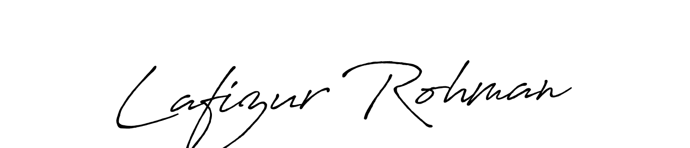 Make a beautiful signature design for name Lafizur Rohman. With this signature (Antro_Vectra_Bolder) style, you can create a handwritten signature for free. Lafizur Rohman signature style 7 images and pictures png