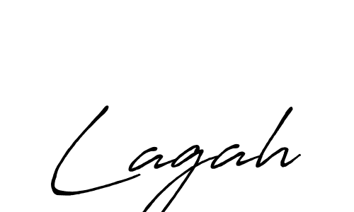 You should practise on your own different ways (Antro_Vectra_Bolder) to write your name (Lagah) in signature. don't let someone else do it for you. Lagah signature style 7 images and pictures png