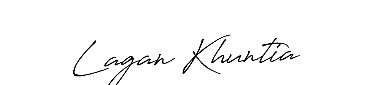 Here are the top 10 professional signature styles for the name Lagan Khuntia. These are the best autograph styles you can use for your name. Lagan Khuntia signature style 7 images and pictures png
