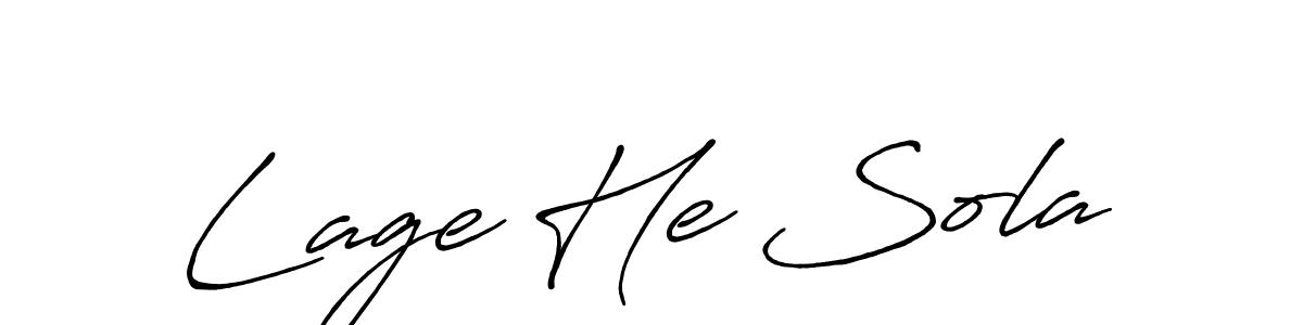 Check out images of Autograph of Lage He Sola name. Actor Lage He Sola Signature Style. Antro_Vectra_Bolder is a professional sign style online. Lage He Sola signature style 7 images and pictures png