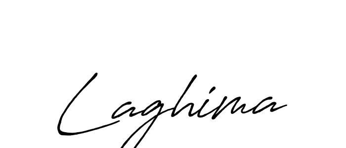 How to make Laghima signature? Antro_Vectra_Bolder is a professional autograph style. Create handwritten signature for Laghima name. Laghima signature style 7 images and pictures png