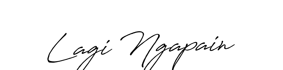 Also You can easily find your signature by using the search form. We will create Lagi Ngapain name handwritten signature images for you free of cost using Antro_Vectra_Bolder sign style. Lagi Ngapain signature style 7 images and pictures png