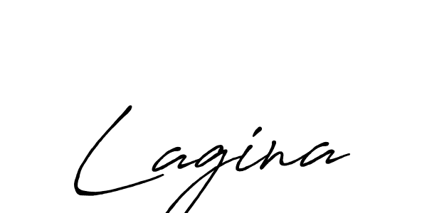 Lagina stylish signature style. Best Handwritten Sign (Antro_Vectra_Bolder) for my name. Handwritten Signature Collection Ideas for my name Lagina. Lagina signature style 7 images and pictures png