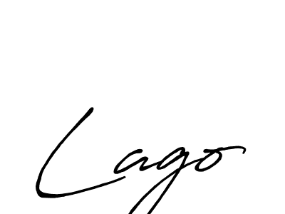 How to make Lago signature? Antro_Vectra_Bolder is a professional autograph style. Create handwritten signature for Lago name. Lago signature style 7 images and pictures png